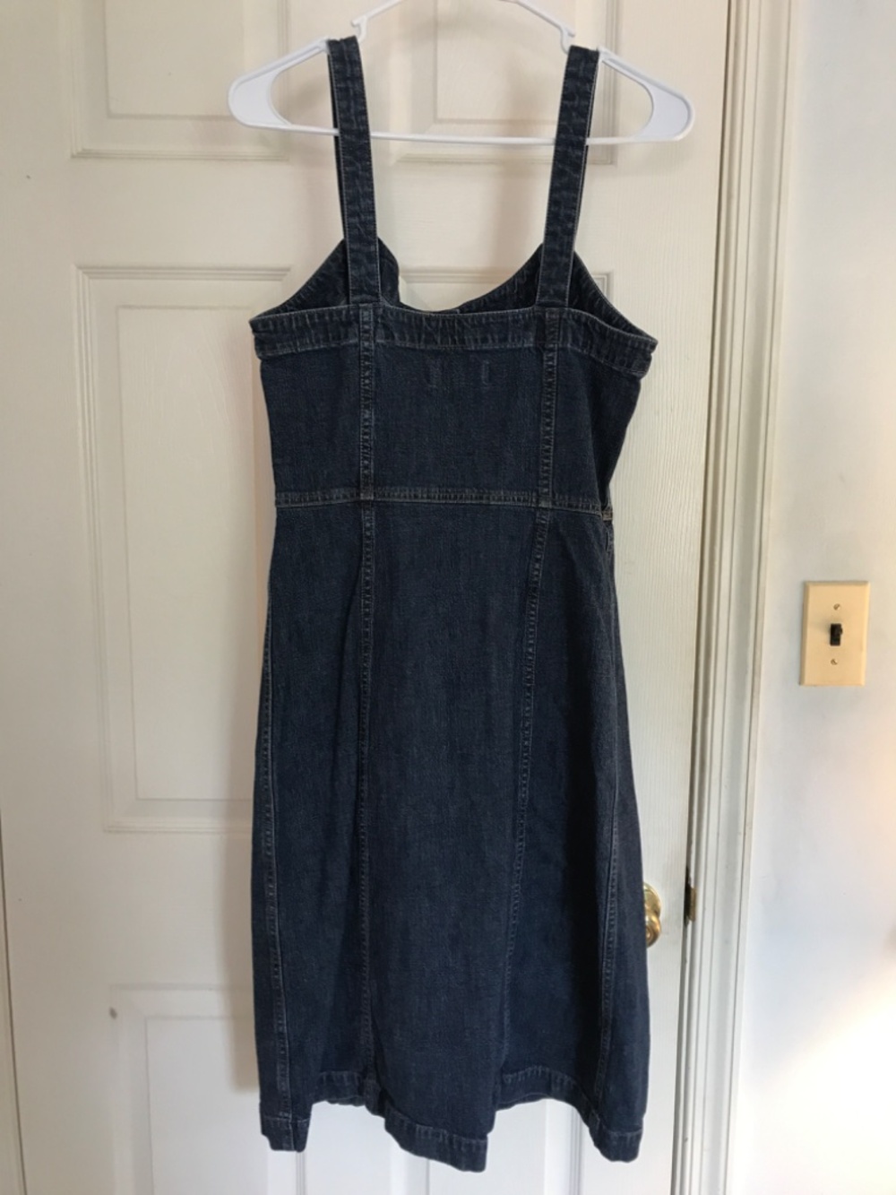 Madewell button down denim midi dress - Picture 2 of 11